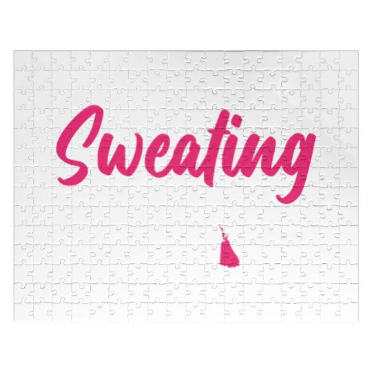 Sweating For My Wedding - Bride Bachelorette Party Jigsaw Puzzles