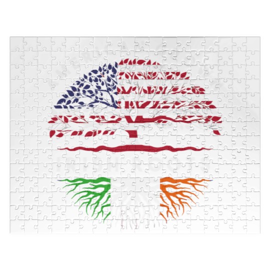 Usa Pride Irish Roots Ireland Jigsaw Puzzles