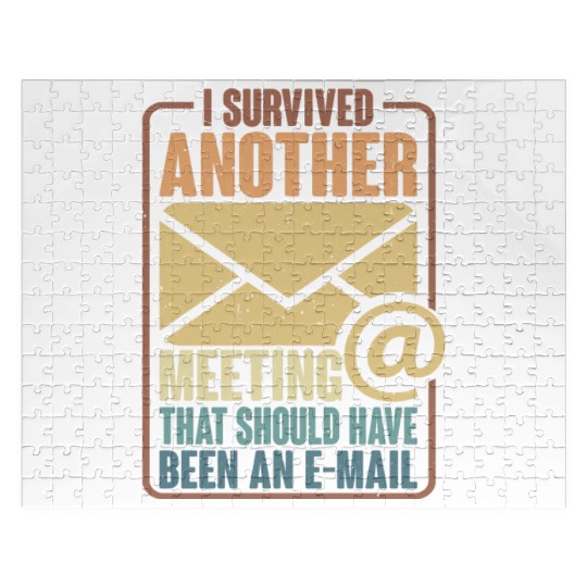 I Survived Another Meeting 29 Jigsaw Puzzles