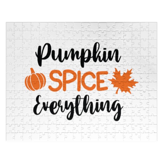 Pumpkin Spice Everything Jigsaw Puzzles