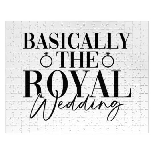 Basically The Royal Wedding - Bride Groom Matching Jigsaw Puzzles