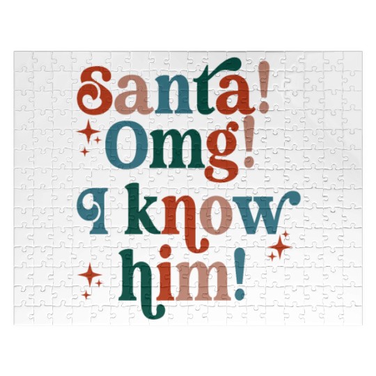 Santa! OMG! I Know Him! Jigsaw Puzzles