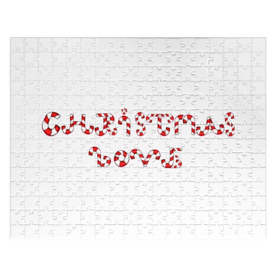 Christmas Love candy canes Jigsaw Puzzles