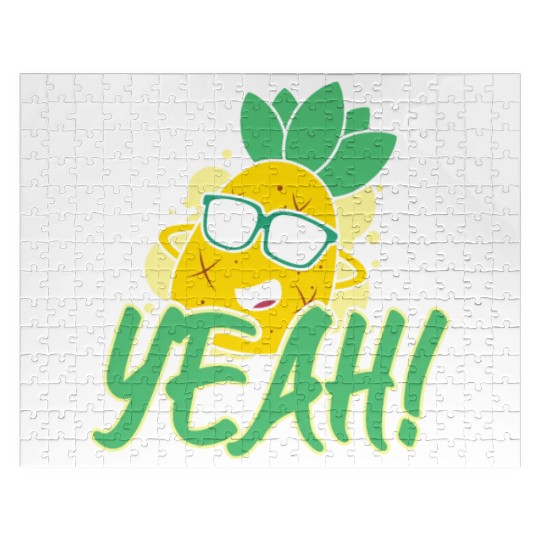 Yeah Relaxed Chill Pineapple Jigsaw Puzzles