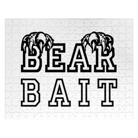 Gay Bear Bait Pride - Subgroup LGBTQ Community Jigsaw Puzzles