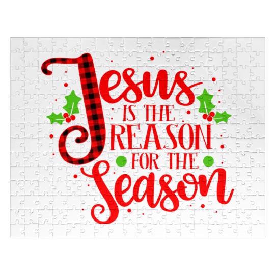 Jesus Is The Reason For The Season Christmas Xmas Jigsaw Puzzles