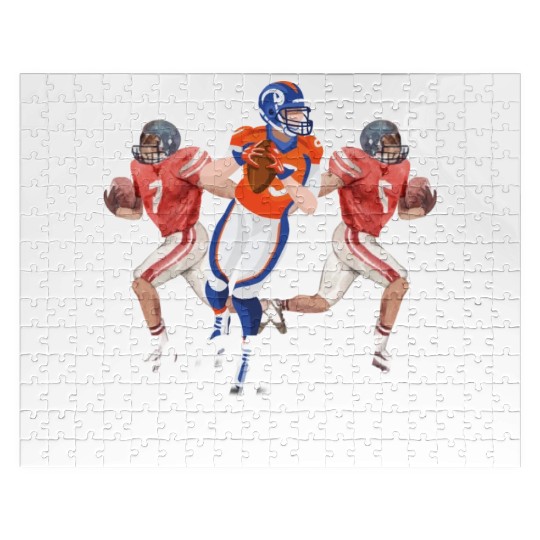 Football Game Day Vibes , Football Season Jigsaw Puzzles