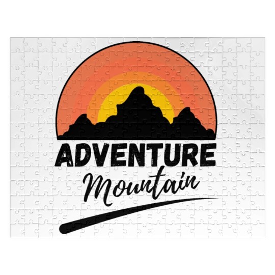 Adventure Has No Limit Hiking Mountains Jigsaw Puzzles