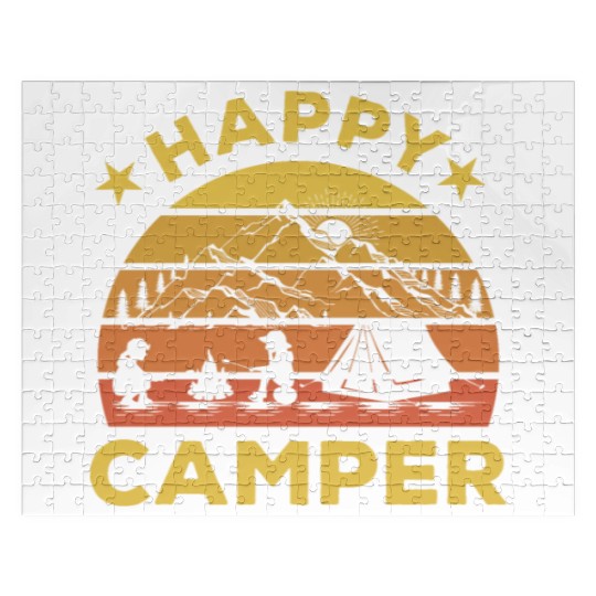 Happy Camper Jigsaw Puzzles