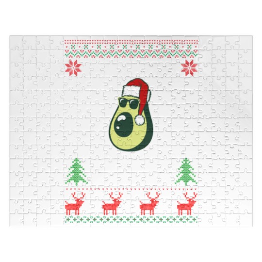 Guac'n In A Winter Wonderland Funny Christmas Jigsaw Puzzles