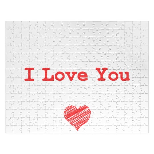 I met you I liked you I love you I'm keeping you V Jigsaw Puzzles