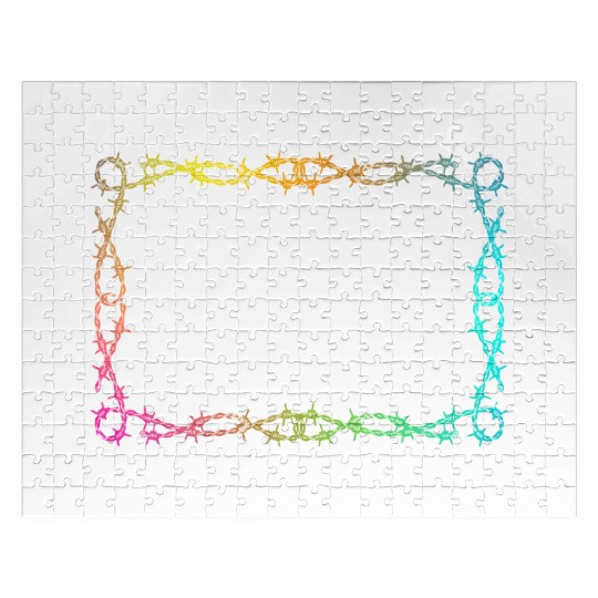 I Survived Heterosexual Indoctrination Apparel Jigsaw Puzzles