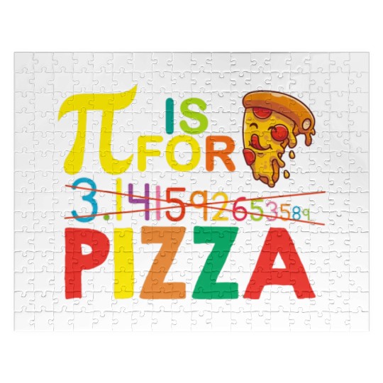 Vintage Pi Is For Pizza Pizza Pi Day Jigsaw Puzzles