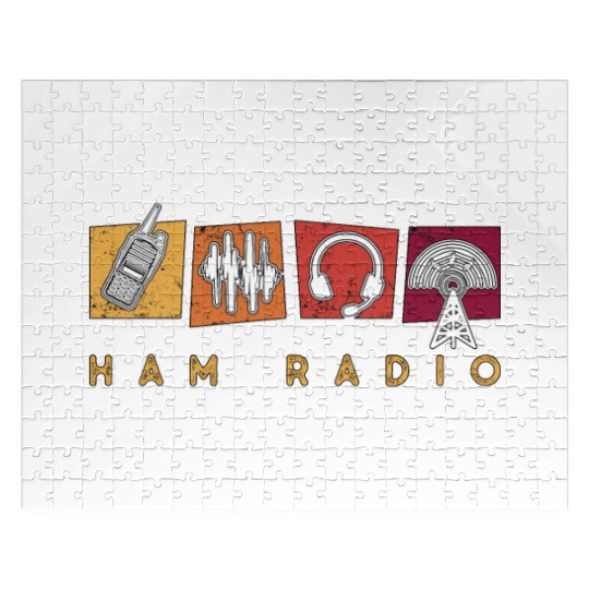 Ham Radio Amateur Radio Operator Channel Frequency Jigsaw Puzzles