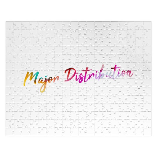 Major Distribution Multicolor Background Minimalis Jigsaw Puzzles