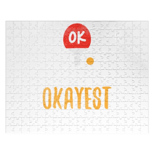 World's Okayest Ping Pong Player Funny Table Tenni Jigsaw Puzzles