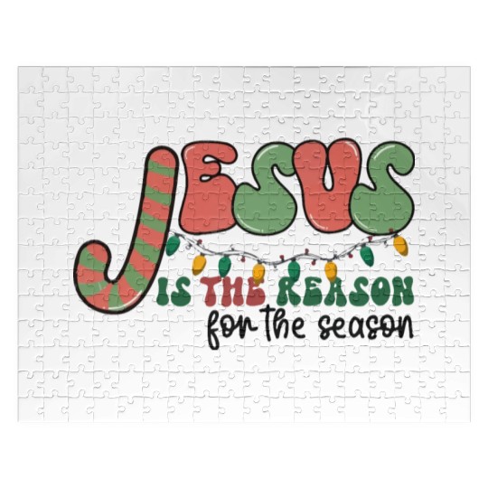 Jesus is The Reason for the Season Candy Christian Jigsaw Puzzles