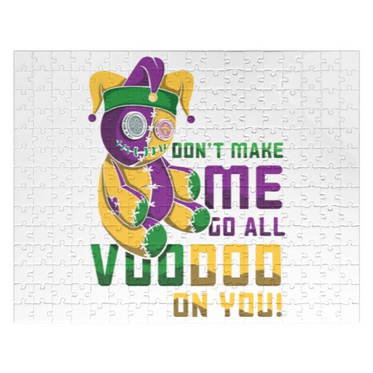 Witchcraft Doll Festival Parade Beads Mardi Gras Jigsaw Puzzles