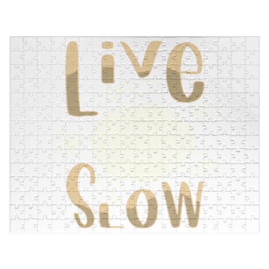 Relax and Live Slow Sea Turtle Beachy Vacation Jigsaw Puzzles