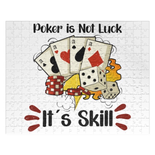 Poker Casino Poker Player Gambling Roulette Gift Jigsaw Puzzles