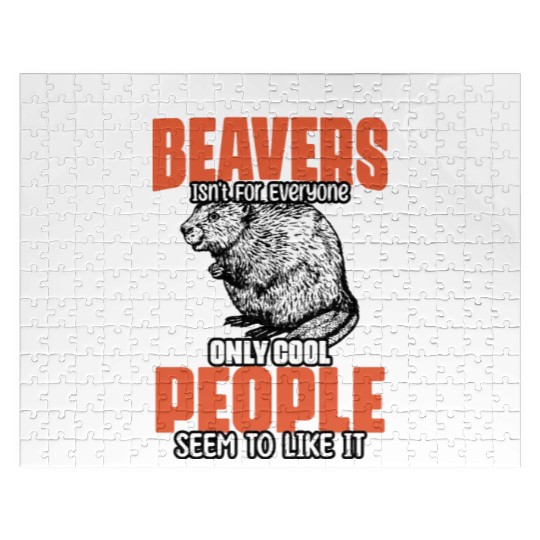 Awesome Beaver Trapping For A Beaver Hunter Beaver Jigsaw Puzzles