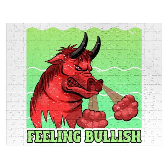 Feeling Bullish - Stocks,Money,Cryptocurrency Jigsaw Puzzles