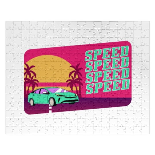 retro race Jigsaw Puzzles