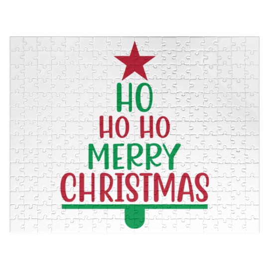 Ho ho ho Merry Christmas Jigsaw Puzzles