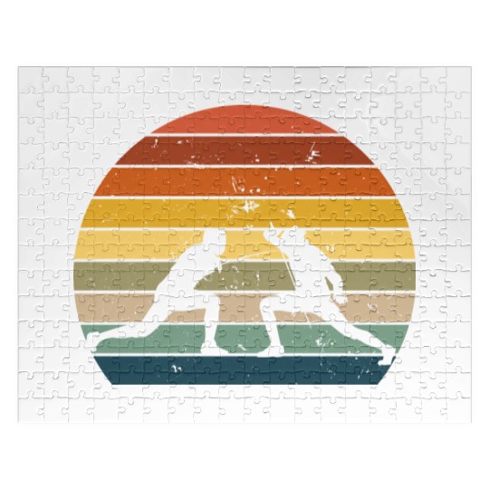 Retro fencing Jigsaw Puzzles