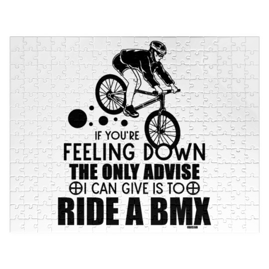 BMX bike tour Jigsaw Puzzles