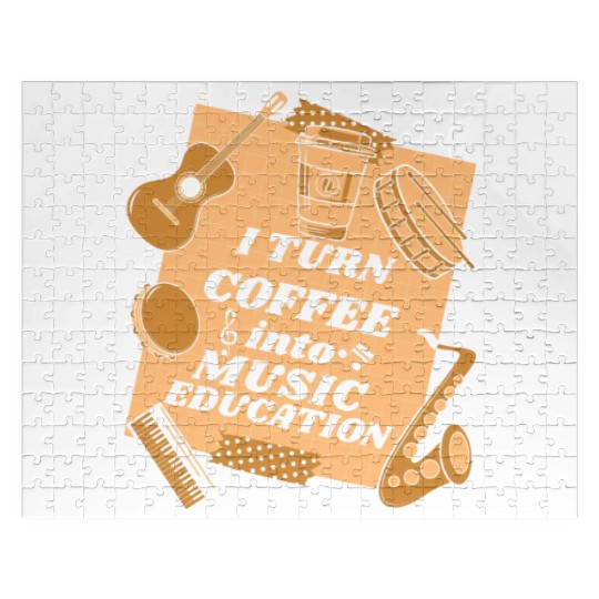 Music Teacher Coffee Jigsaw Puzzles
