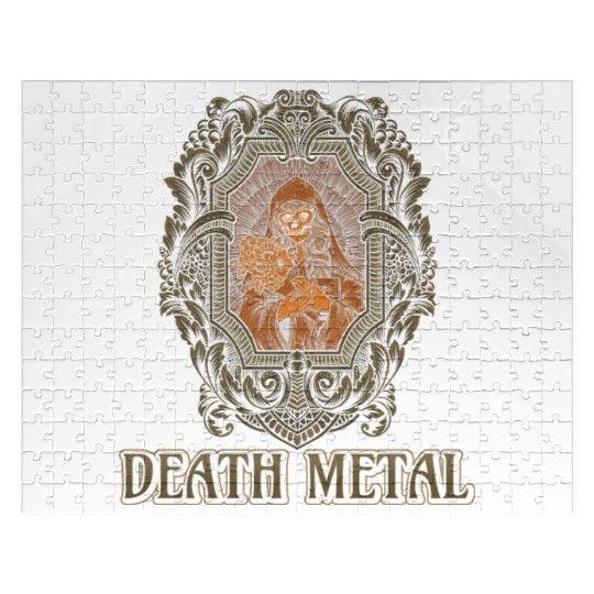 Goth Satan Rock Festivals Black Heavy Death Metal Jigsaw Puzzles