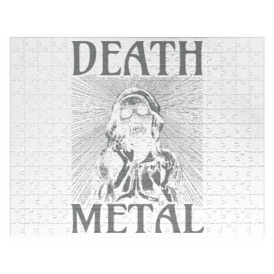 Goth Satan Rock Festivals Black Heavy Death Metal Jigsaw Puzzles