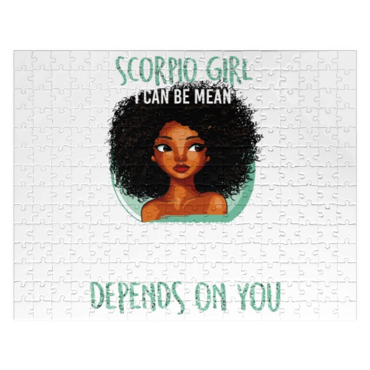Scorpio Girl I Can Be Mean As Sweet As Candy T Jigsaw Puzzles