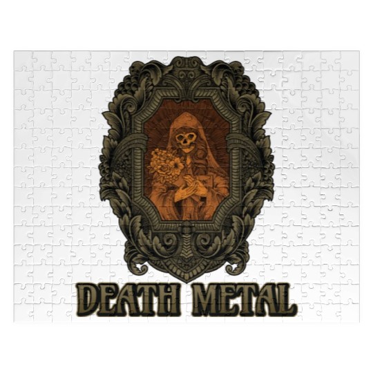Goth Satan Rock Festivals Black Heavy Death Metal Jigsaw Puzzles