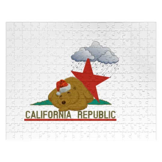 California bear in winter Jigsaw Puzzles