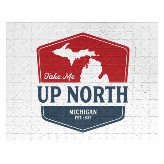 Vintage Up North Michigan Jigsaw Puzzles
