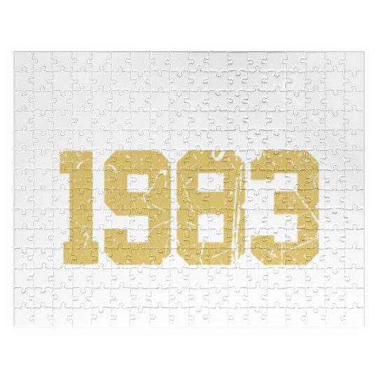 40 Years Vintage 1983 Retro 40th Birthday Jigsaw Puzzles