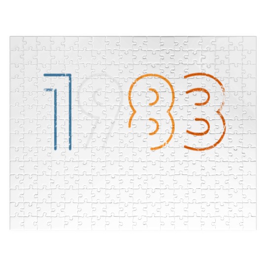 40 Years Vintage 1983 Retro 40th Birthday Jigsaw Puzzles