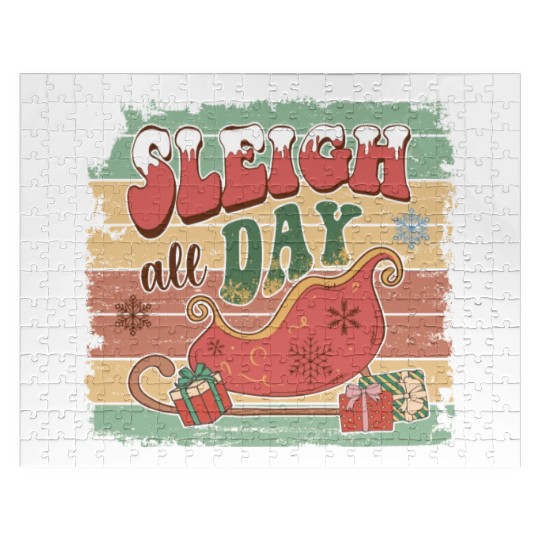 Sleigh all day Jigsaw Puzzles