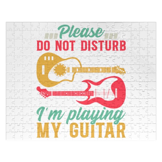 Bass Guitarist I Please Do Not Disturb I'm Playing Jigsaw Puzzles