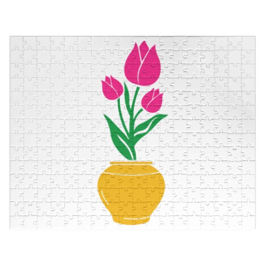 Tulip Gardening Colourful Jigsaw Puzzles