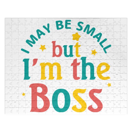 i may be small but i m the boss Jigsaw Puzzles