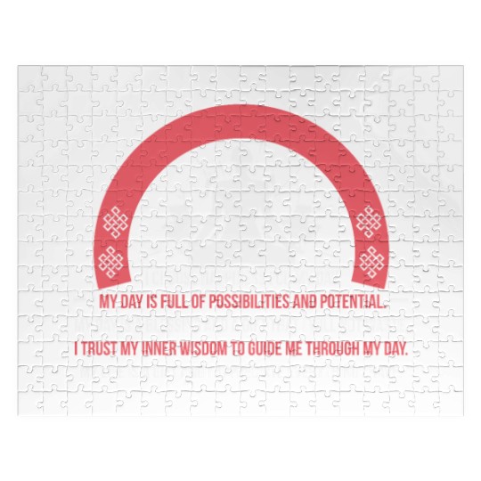 Positive Affirmation Daily Motivation Buddha Mantr Jigsaw Puzzles