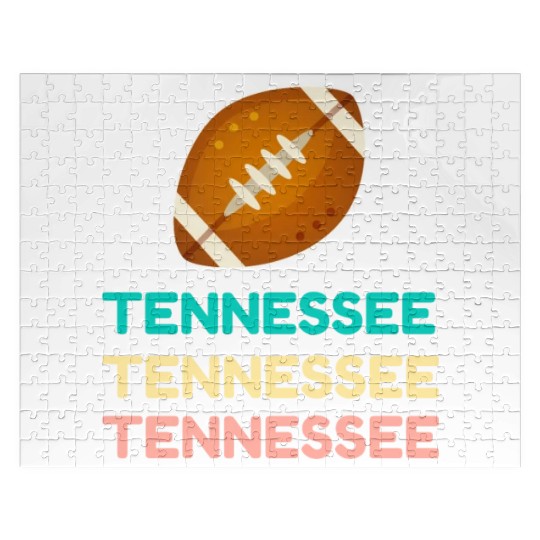 Tennessee Game Day , Retro Tennessee Jigsaw Puzzles.