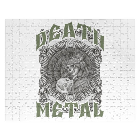 Goth Rock Satan Festivals Death Metal Jigsaw Puzzles