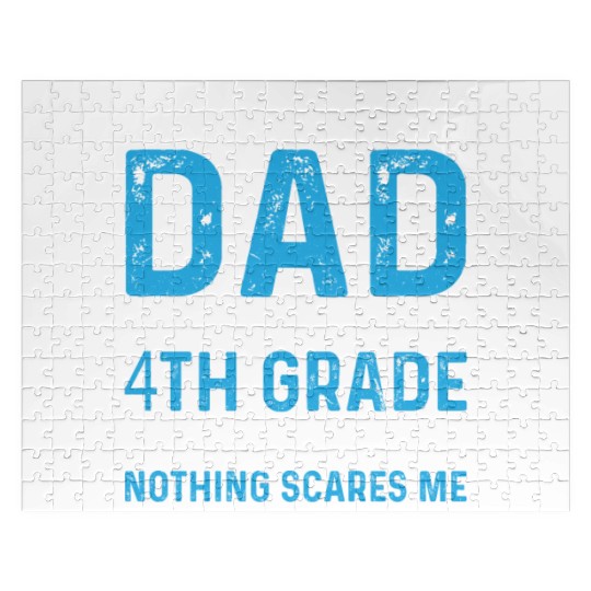 I Am A Dad And A 4th Grade Teacher Jigsaw Puzzles