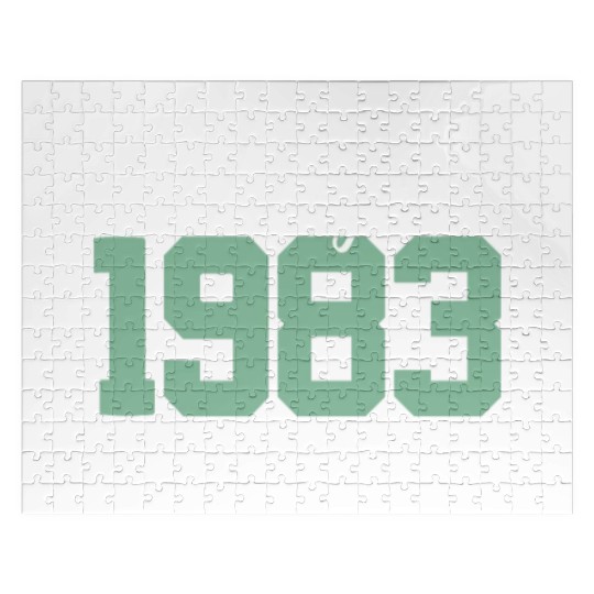 40 Years Vintage 1983 Retro 40th Birthday Jigsaw Puzzles