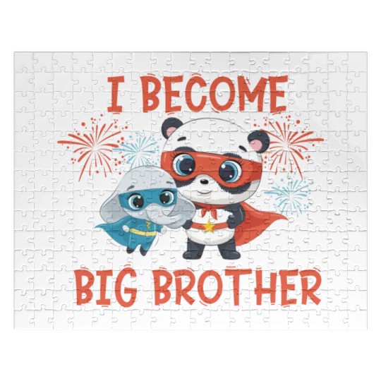 Big brother super hero panda elephant 2023 Jigsaw Puzzles