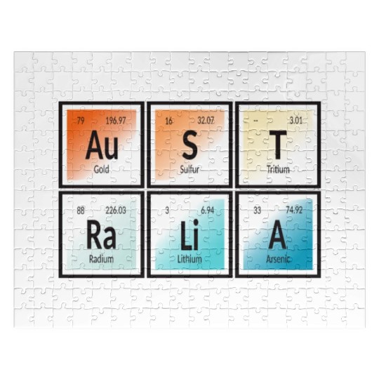 Australia | Periodic Table of Elements Jigsaw Puzzles